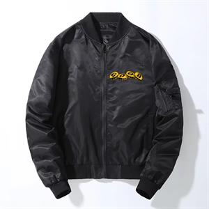 Happiness Baskılı Unisex Bomber Ceket