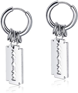 Harajuku Punk Razor Blade Unisex Küpe