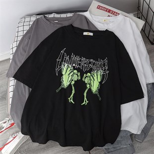Harajuku Retro Gothic Butterfly Unisex Oversize T-Shirt