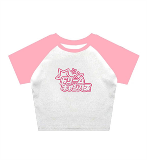 Harajuku Style Kol Beyaz Crop