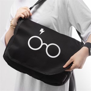 HP Baskılı Unisex Postacı Çantası