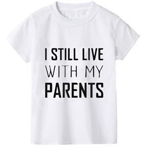 I Still Live Baskılı Beyaz Çocuk T-shirt