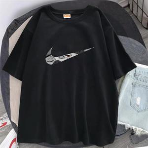 Kakashi Hatake Eye Baskılı Siyah Unisex Oversize T-shirt