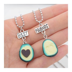 Kalpli Avokado Best Friends Kolye