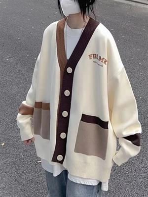 Kawaii Tarz Oversize Triko Hırka