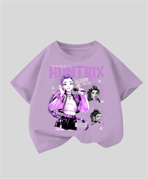 KPop Demon Hunterix Kids Design Unisex Oversize T-Shirt