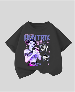 KPop Demon Hunterix Kids Design Unisex Oversize T-Shirt