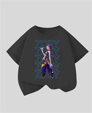 KPop Demon Hunterix Kids Design Unisex Oversize T-Shirt