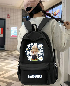 Labubu Design Baskılı Sırt Okul Çantası