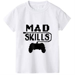 Mad Skills Baskılı Beyaz Çocuk T-shirt