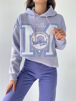 Major Winner Oversize Lila Unisex Sweetshirt
