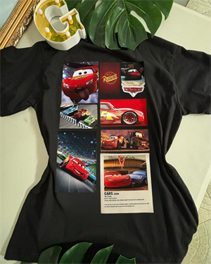 Mcqueen Fotoğraf Albümü Baskılı Beyaz T-shirt