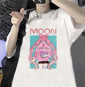 Moon Wicked Lady Beyaz Unisex Oversize T-shirt