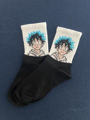 My Hero Academia Unisex Beyaz Kolej Çorap