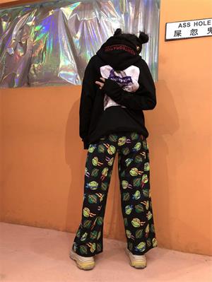 Ninja Turtles Collage Wide Leg Unisex Tracksuit