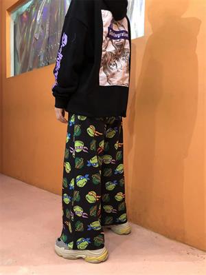 Ninja Turtles Collage Wide Leg Unisex Tracksuit