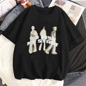 No Rise No Start Baskılı Siyah Unisex Oversize T-shirt