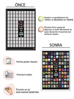 Ölmeden Önce Yapılacak 100 Şey Kazı kazan Poster