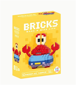 Patrick Küçük Parçacık LEGO Masaüstü Dekorasyonu