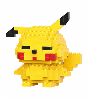 Pikachu Küçük Parçacık LEGO Masaüstü Dekorasyonu