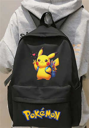 Pokemon Pikachu Baskılı Okul, Dershane, Kurs Sırt Çantası
