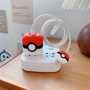 Poketop Karakterli 3 lü Kablolu Şarj Aleti Koruyucu