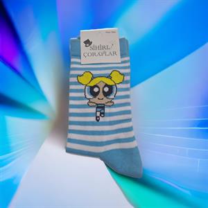 Power Puff Girls 3 lü Kolej Çorap