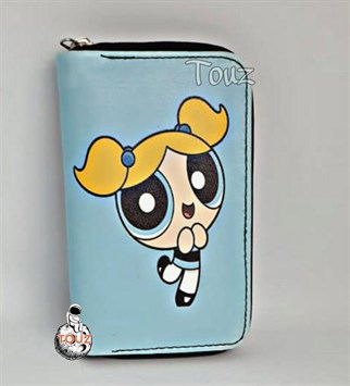 Powerpuff Girls Bubbles Baskılı Cüzdan