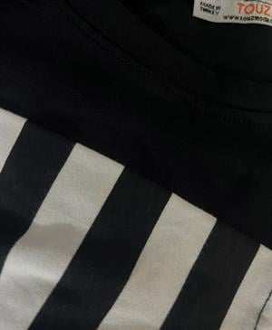 Radiohead Baskılı Fake Sleeves Unisex Siyah T-shirt