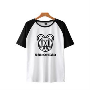Radiohead Face Baskılı Reglan Kol Beyaz Unisex Oversize T-shirt