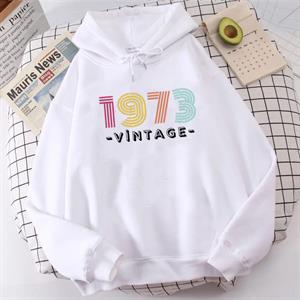 Rainbow Vintage Beyaz Unisex Kapüşonlu Oversize Sweatshirt Hoodie