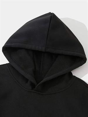 Red Bull Racing Baskılı Siyah Kapşonlu Sweatshirt 