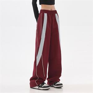 Retro Baggy Kırmızı Eşofman Altı