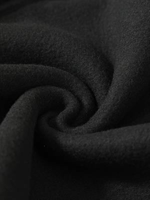 Ribbon Baskılı Siyah Unisex Oversize Bisiklet Yaka Sweatshirt