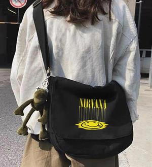 Rock Serisi - Nirvana Unisex Postacı Çantası