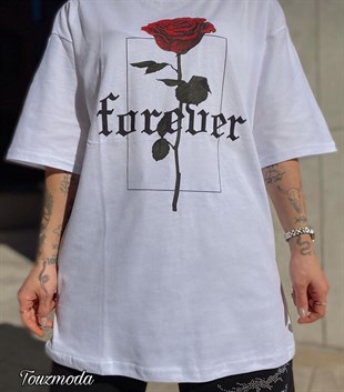 Rose Oversize T-Shirt