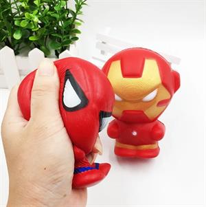 Sevimli Yumuşak Squishies Oyuncak Ponçik 2 li Süper Kahraman Sukişi Anti Stres