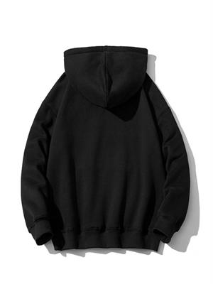 Spider Siyah Kapşonlu Sweatshirt 
