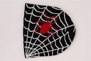 Spider Web Örümcek Siyah Beyaz Bere