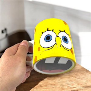 SpongeBob Full Baskılı Porselen Kupa Bardak