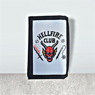 Stranger Things Hellfire Club Gri Klasik Cüzdan