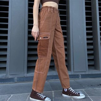 STREETWEAR KAHVERENGİ KARGO PANTOLON