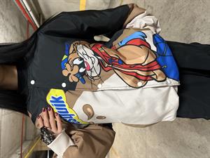 Streetwear Unisex İçi Astarlı Vintage Nesquik Bomber Ceket