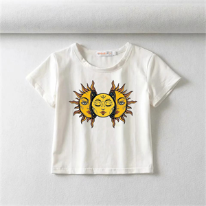 Sun And Moon Beyaz Crop