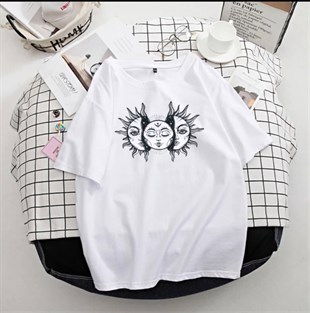 Sun And Moon Oversize T-Shirt