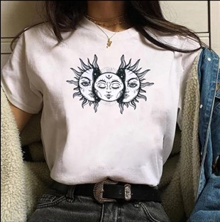 Sun And Moon Oversize T-Shirt