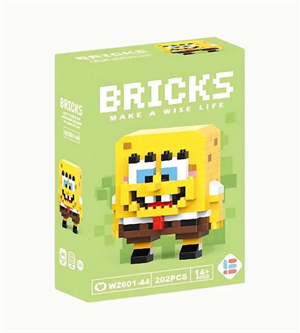 Sunger Bob Küçük Parçacık LEGO Masaüstü Dekorasyonu