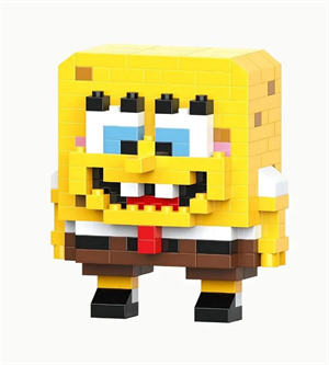 Sunger Bob Küçük Parçacık LEGO Masaüstü Dekorasyonu
