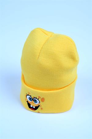 Sünger Bob Nakış İşleme Unisex Pembe Bere