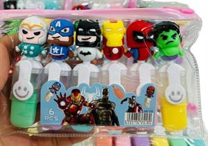 Süper Kahramanlar 6lı Sugar Keçeli Kalem